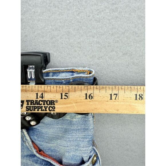 Vintage Y2K Polo Jeans Co. Ralph Lauren Low Rise Bootcut Jeans Plus Leather Belt - Picture 5 of 9